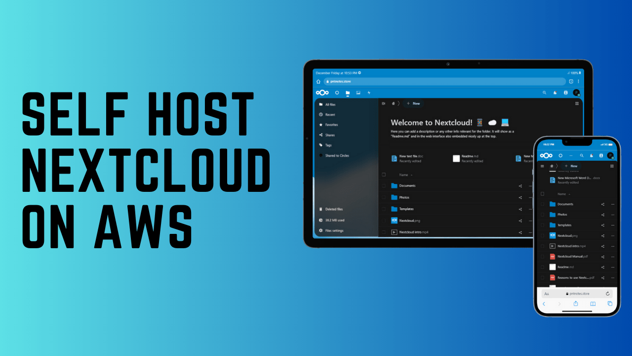 Deploying Nextcloud on AWS Establishing Your Self-Hosted Reliable Cloud Storage on Amazon Web Services-min