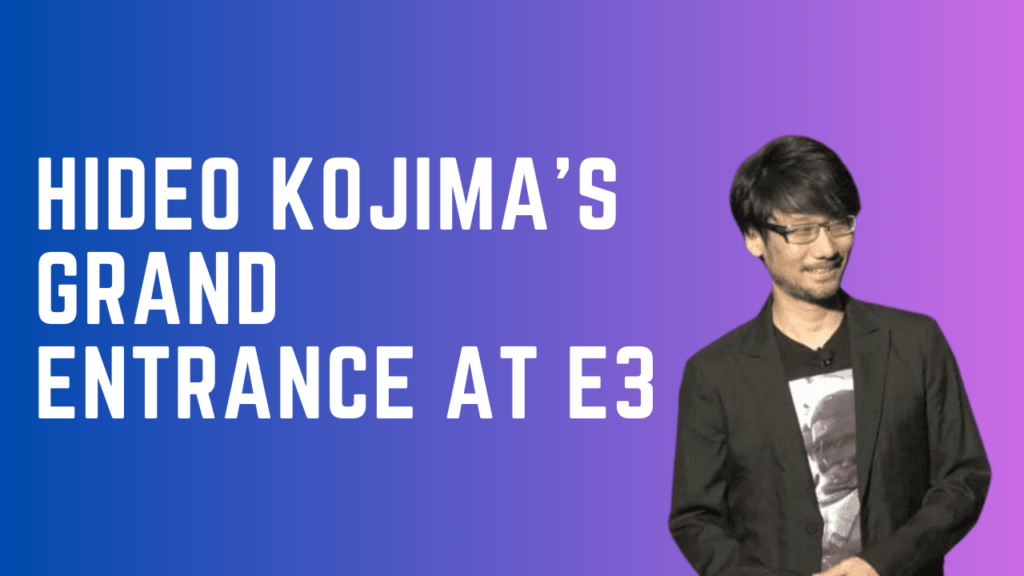 e3 gaming event hideo kojima